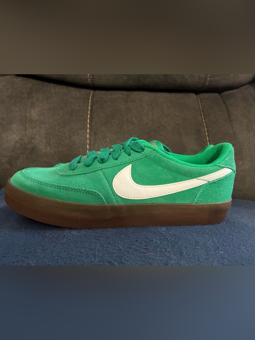 Nike Kill Shots Green Suede Sneaker brand new no box